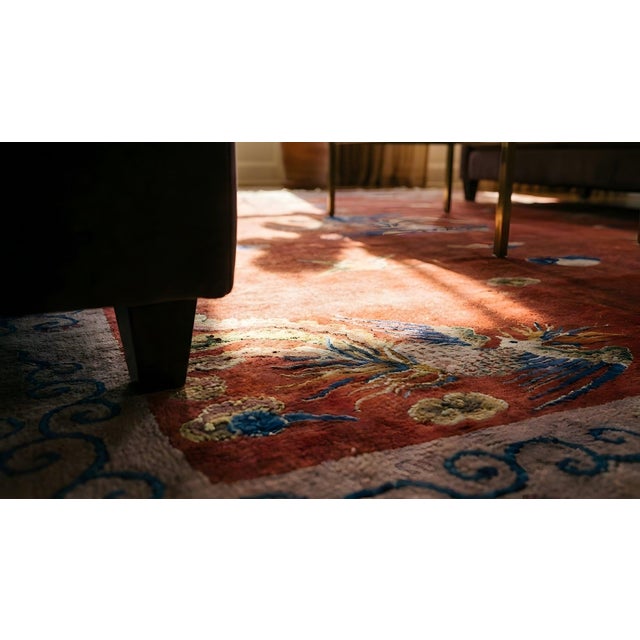 1920s Chinese Art Deco Carpet ( 10' x 13'6" - 305 x 412 ) For Sale - Image 10 of 11