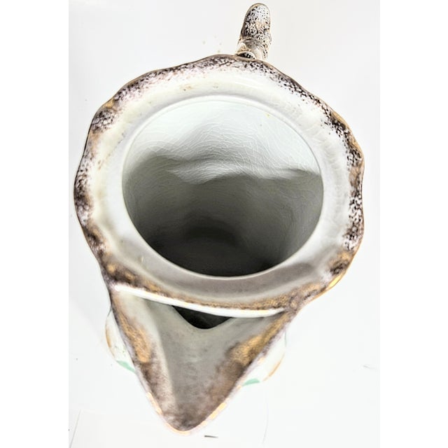 Ceramic Late 19th Century Floral Chocolate Pot For Sale - Image 7 of 18