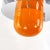 Metal Space Age Lounge Ceiling Lamp with Orange Glass, 1970s For Sale - Image 7 of 12