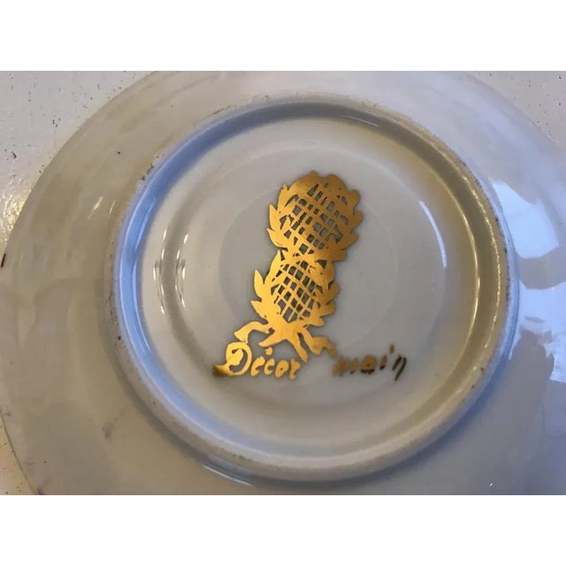 Ceramic Porcelain Cup and Saucer from Bavaria, 1950s, Set of 2 For Sale - Image 7 of 11