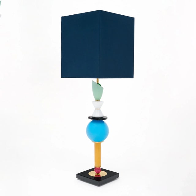 Murano Glass Colorful Lamps For Sale In Austin - Image 6 of 9