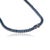 Modern Luxe 34.91ct Blue Sapphire Tennis Necklace in 14k White Gold- 16 Inches For Sale - Image 9 of 15