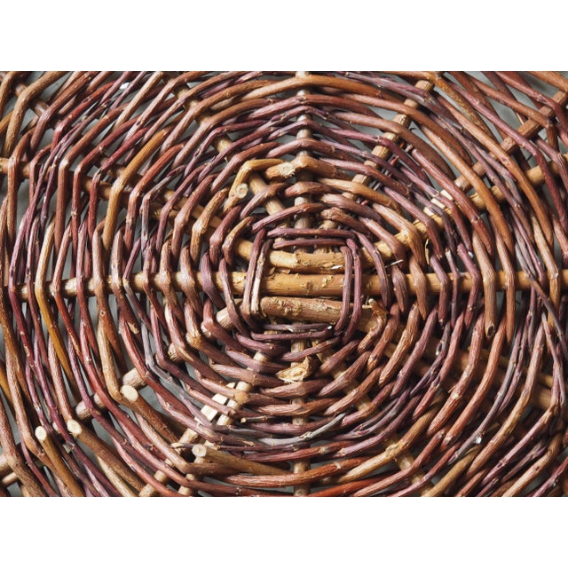 Willow Parching Basket, Small For Sale - Image 4 of 4