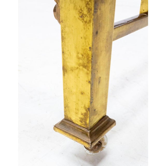 Frenhc Art Deco Brass Bed, 1930 For Sale - Image 9 of 12