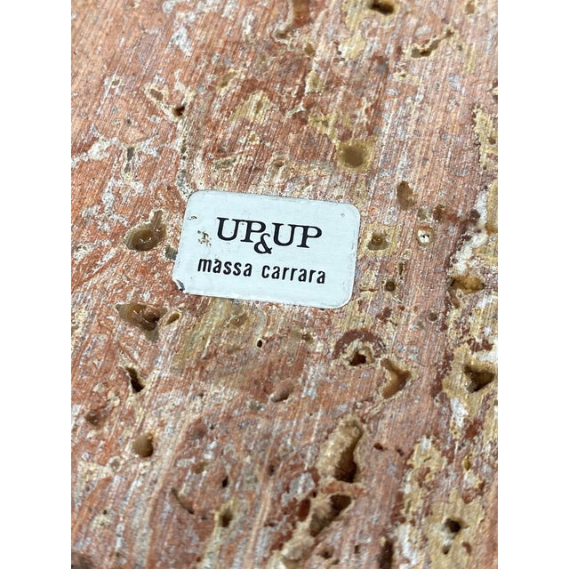 Lidded Box in Red Travertine by Up & Up, Massa-Carrara Italy, 1970s For Sale - Image 13 of 16