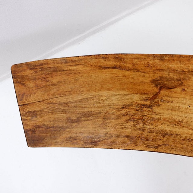 20th Century Primitive Pine Bench For Sale - Image 5 of 13