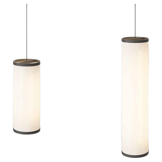 Black 30/76 - 30/126 Isol Suspension Lamp by David Thulstrup for Astep, Set of 2 For Sale - Image 11 of 11