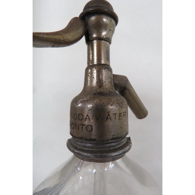 Transparent The Toronto Soda Water Seltzer Clear Glass For Sale - Image 8 of 11