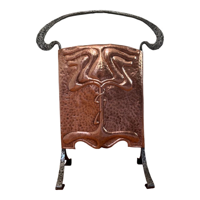 Late 19th Century Scottish Art Nouveau Fire Screen For Sale