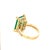 Natural Emerald Diamond Ring 14k Gold 4.37 TCW GIA Certified For Sale - Image 10 of 15