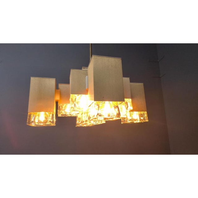 Vintage Cubic Pendant Light by Gaetano Sciolari, 1970s For Sale - Image 3 of 18