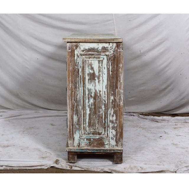 2020s Sideboard/Buffet Made From Antique Indian Teakwood Architectural Elements For Sale - Image 5 of 8