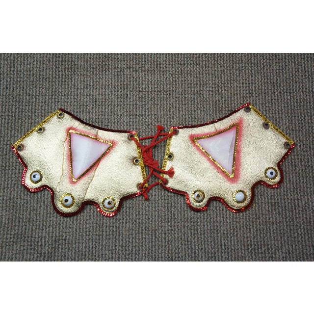 Bahamian Junkanoo Festival Parade Costume Red Headdress Outfit Dance Masks For Sale - Image 12 of 17