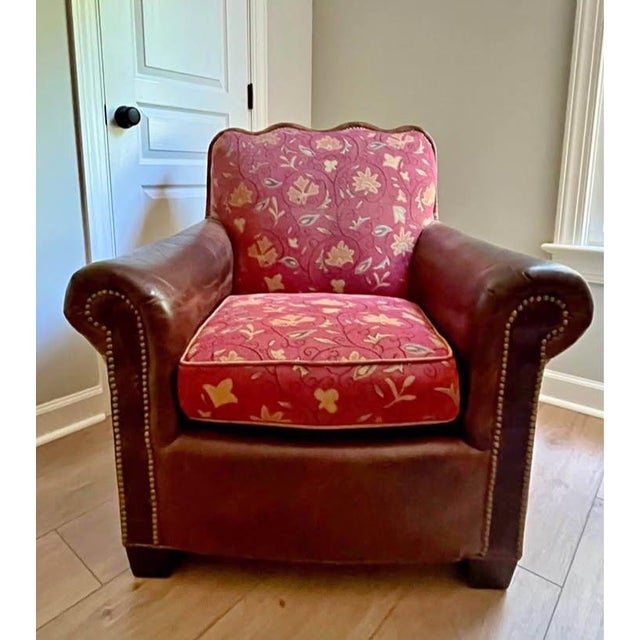 1980s Luxury Reinvented: The Ricardo Chair and Ottoman Set by King Hickory For Sale - Image 12 of 12