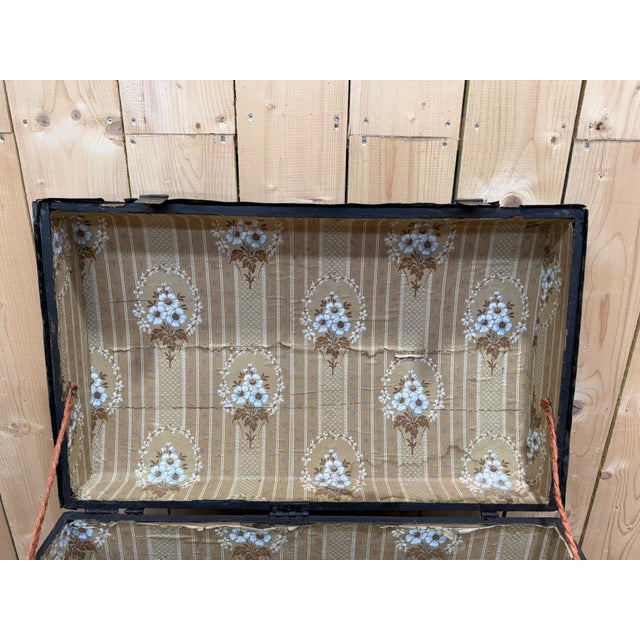 19th Century Leather and Brass Domed Military Travel Trunk by Captain Acard, Artillery For Sale - Image 6 of 8