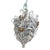 1990s Metal Bird Nest Chandelier For Sale