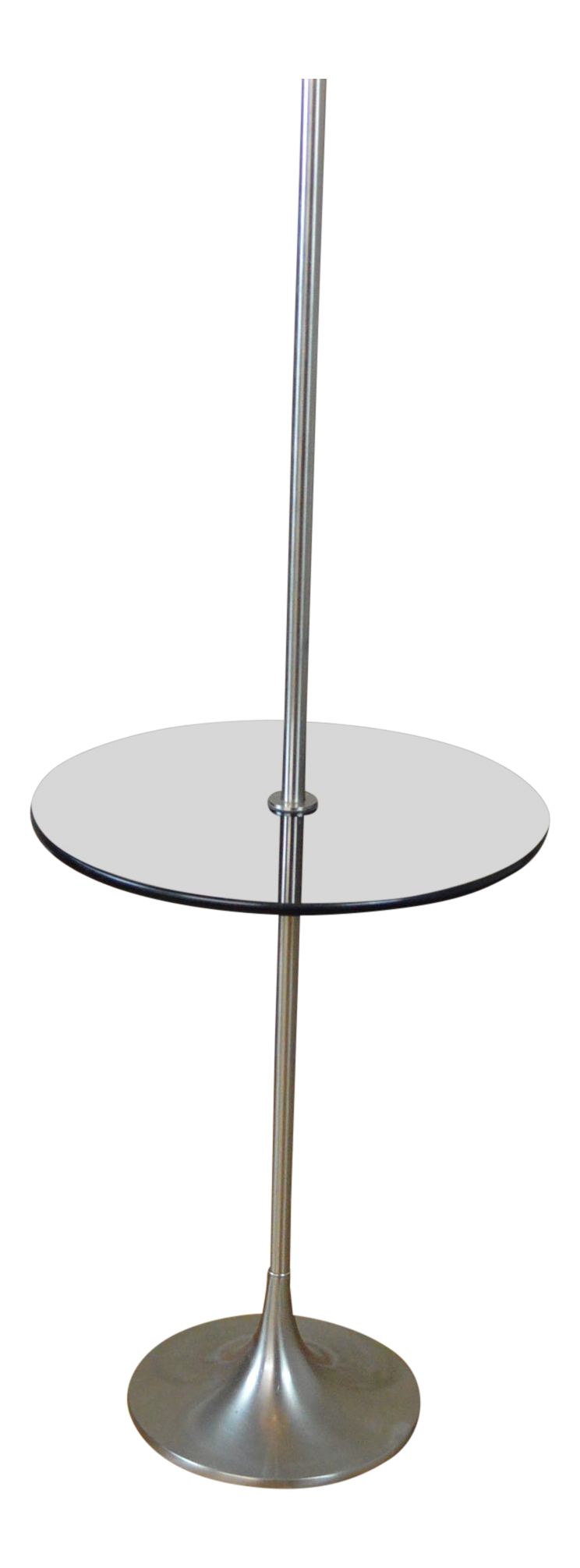 floor lamp with glass table