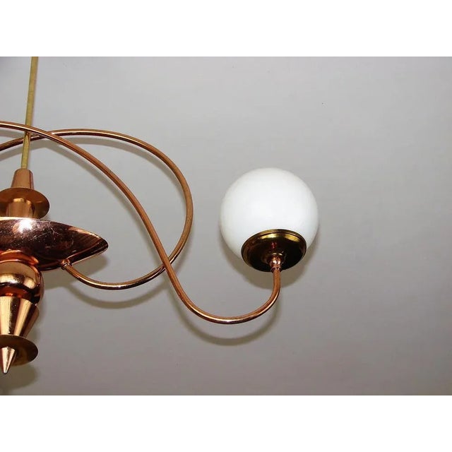 Mid-Century Chandelier, 1960s For Sale - Image 4 of 11