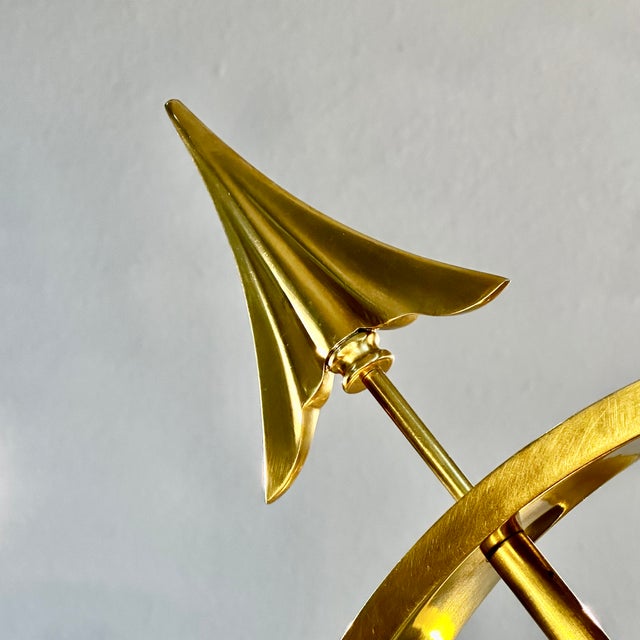 Metal Contemporary Armillary Sphere by Visual Comfort Designed by Eric Colher For Sale - Image 7 of 11