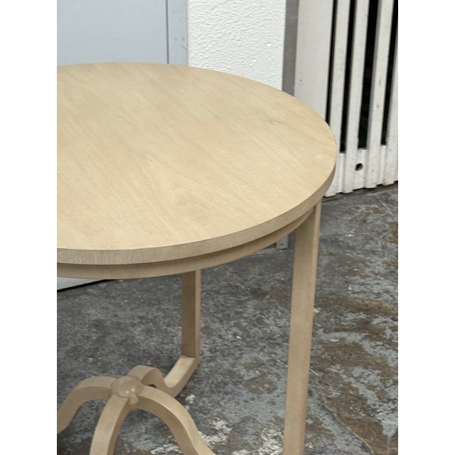 Wood Laura Kirar for Baker Furniture Lien Side Table For Sale - Image 7 of 12