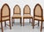 Art Deco Set of Four - Amsterdam School Art Deco Oak Dining Chairs, Netherlands, C. 1930s For Sale - Image 3 of 17