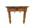 This rustic 19th century French Louis Philippe farm work table is crafted from oak with peg joinery. The plank top...