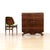 Brown 1950s English Walnut Liquor Cabinet Dry Bar For Sale - Image 8 of 10