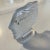 Daum crystal sculpture by Greek artist Alexandre Fassianos. This sculpture represents a very cubic profile face in brushed...