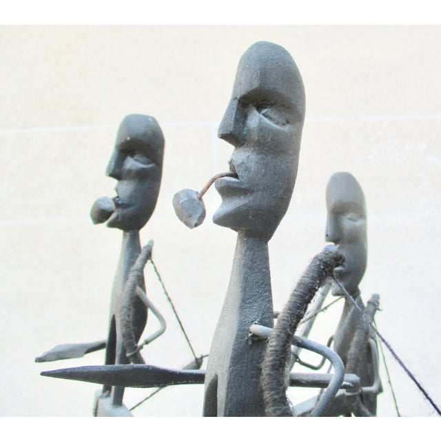 Adriano Jordan De Souza Olinda Pe Brazil Wooden Sculpture For Sale - Image 13 of 16