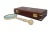 Mid 20th Century Mid-Century Brass Magnifying Glass With Mother of Pearl Inlay in Wooden Box For Sale - Image 5 of 5
