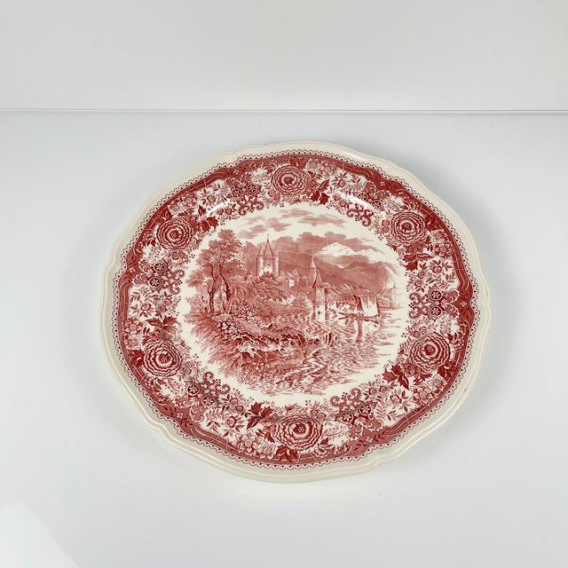 Large Round Burgenland Plate from Villeroy & Boch, 1960s For Sale - Image 4 of 5