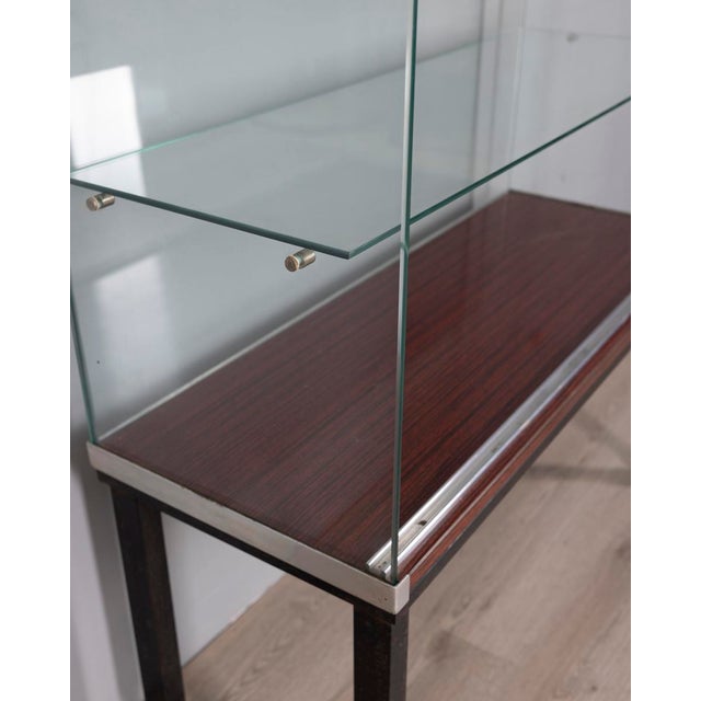 Vintage Display Shelf with Wheels from Goppion Milano, 1970s For Sale - Image 4 of 18