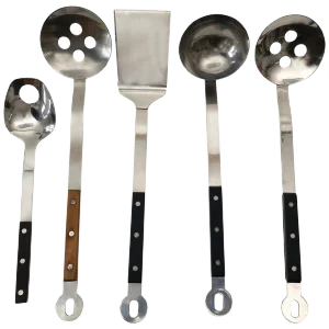 Kitchen Utensil Set by Janos Meglk for Amboss, 1960s, Set of 5