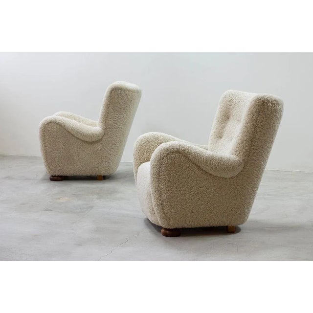 Set of Lounge Chairs in the style of Blomstedt, 1940s For Sale - Image 11 of 12