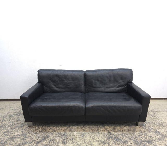 DS 17 Sofa in Black Leather from de Sede For Sale - Image 12 of 13