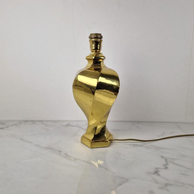 Sculptural Brass Table Lamp, 1960s For Sale - Image 4 of 15
