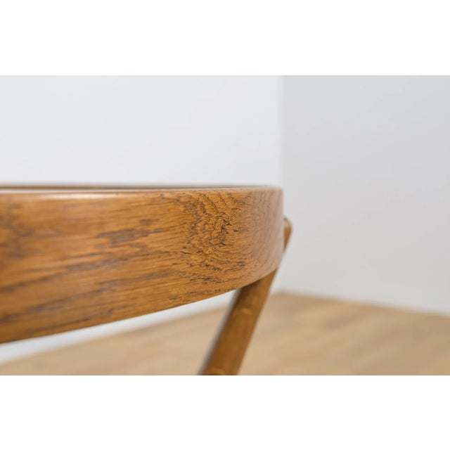 Brown Oak & Glass Coffee Table by Karel Kozelka & Antonin Kropacek for Interior Prague, 1940s For Sale - Image 8 of 13