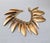 Mid-Century Modern Vintage 1955-6 Signed Napier Doris Day "Willow" Goldtone Leaves Charm Bracelet For Sale - Image 3 of 9