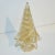 Italian crystal glass tree ornament of organic sleek modern design, a vintage creation part of a collection assembled by...
