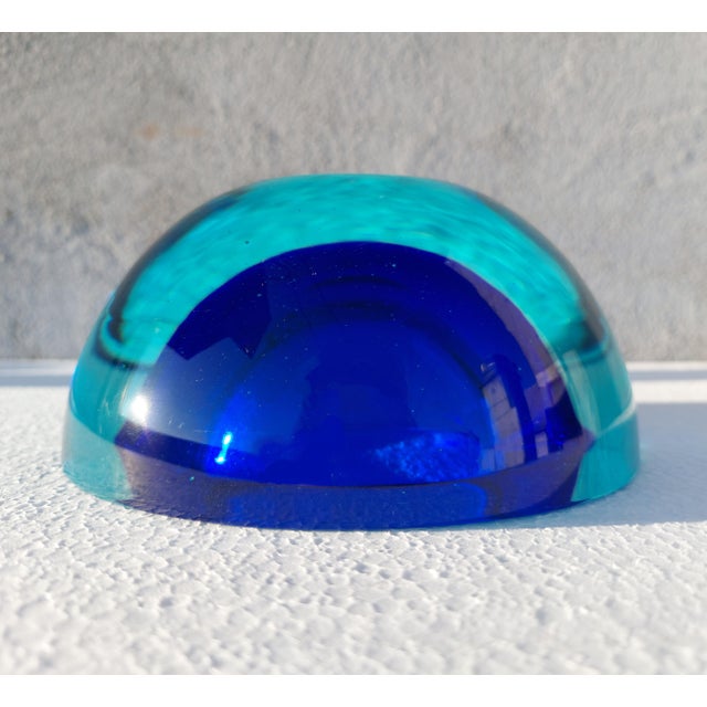 Sommerso Murano Glass Bowl attributed to Antonio Da Ros for Cenedese, Italy, 1960s For Sale - Image 13 of 15