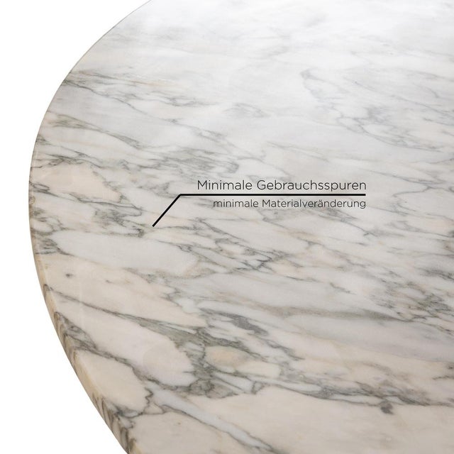 Eero Saarinen Tulip Marble Stone Dining Table by Eero Saarinen for Knoll Inc. / Knoll International For Sale - Image 4 of 9