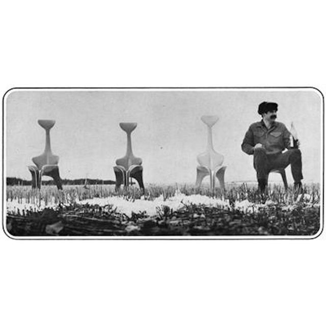 Red Vintage Pop-Art Floris Chair in Orange Polyester by Günter Beltzig, Germany, 1967 For Sale - Image 8 of 10