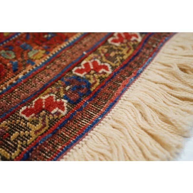 Early 20th Century Antique Persian Tribal Afshar Rug 3'2'' X 4'2''` For Sale - Image 5 of 8