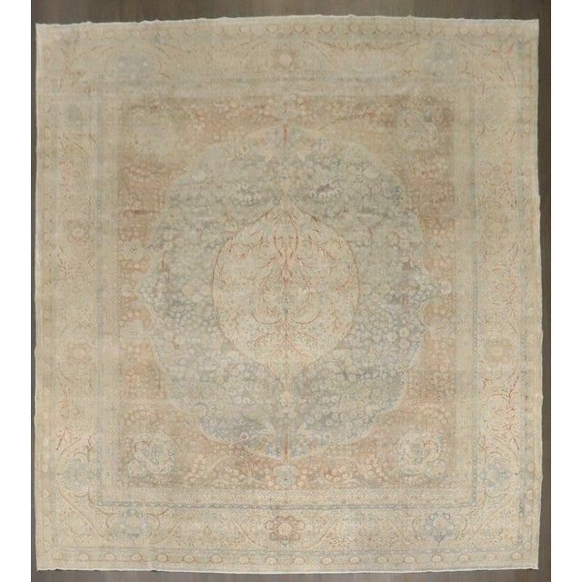 Antique Zabihi Collection Persian Kerman Carpet For Sale In New York - Image 6 of 12