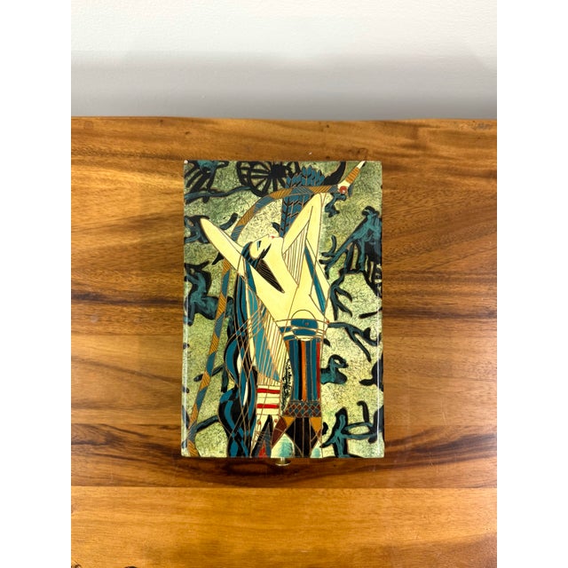 Figurative Vintage Figurative Box After “Ting Shao Kuang, Huntress, 1989” For Sale - Image 3 of 9