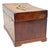 Brown Georgian Walnut Rectangular Tea Caddy, 18th Century For Sale - Image 8 of 15