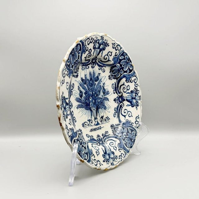 A late 18th century Delft Charger. Good condition in keeping with age and use. Dimensions: H 4.5cm D 25.5cm Origin: Dutch...