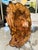 1980s Organic Modern Hand-Turned Natural Edge Sugar Maple Burl Centerpiece Bowl - 12.5x9.5 Inches For Sale - Image 5 of 12