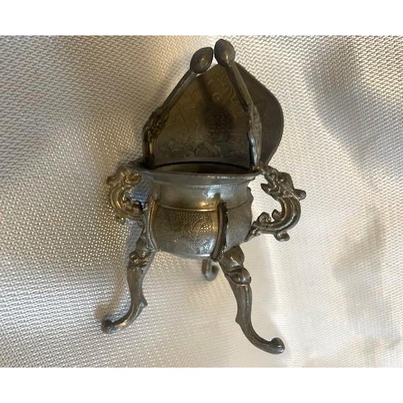 Antique Qing Dynasty Pewter Dragon Libation Cup (Jue) For Sale In Boston - Image 6 of 7