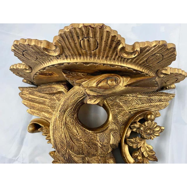19th Century Carved Giltwood Wall Brackets, Set of 2 For Sale - Image 11 of 13